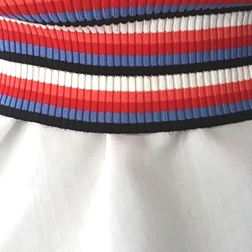 Zara Dress One Shoulder Mini Striped Stretchy Ribbed Body Con Summer Par… - Picture 9 of 16